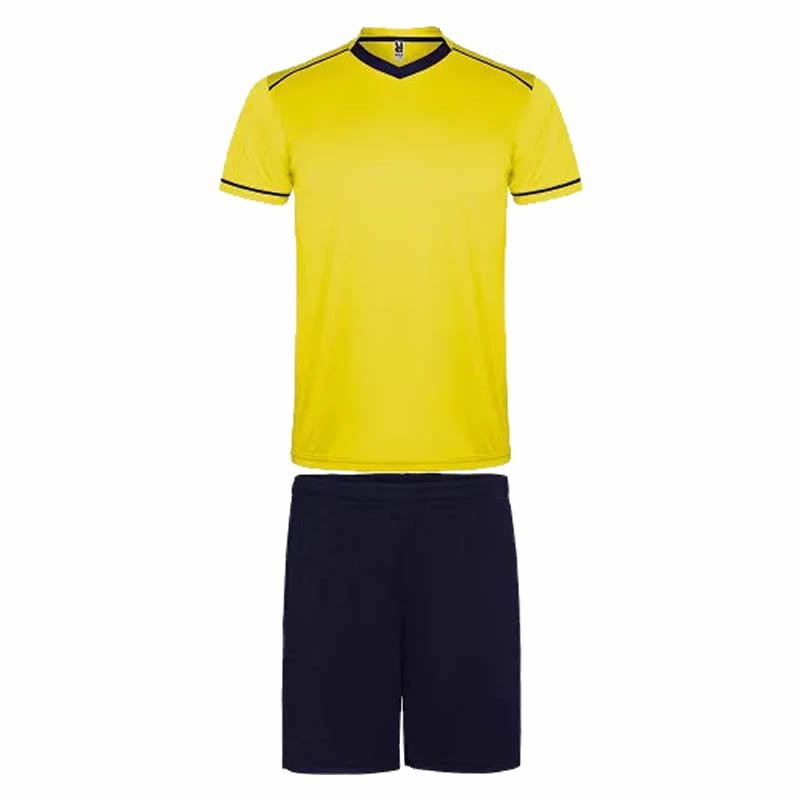 CONJUNTO ROLY UNITED AMARILLO/AZUL MARINO