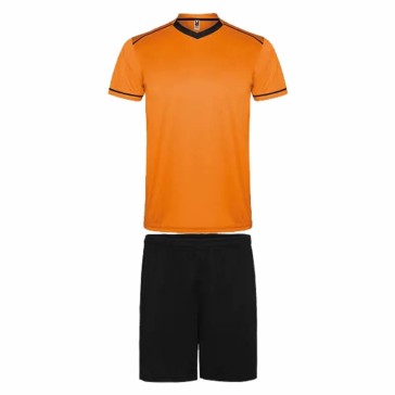 CONJUNTO ROLY UNITED NARANJA/NEGRO