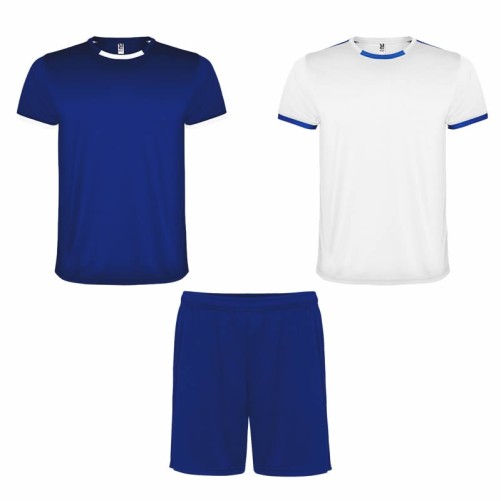 CONJUNTO 2 CAMISETAS Y PANTALÓN ROLY RACING AZUL ROYAL/BLANCO