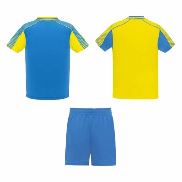 CONJUNTO 2 CAMISETAS Y PANTALÓN ROLY JUVE AZUL ROYAL/AMARILLO