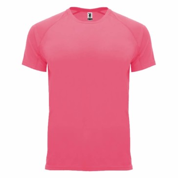 CAMISETA BÁSICA ROLY BAHRAIN ROSA LADY FLÚOR