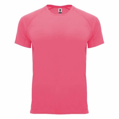 CAMISETA BÁSICA ROLY BAHRAIN ROSA LADY FLÚOR