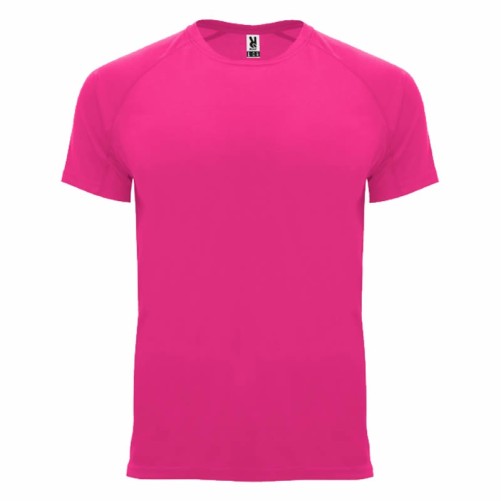 CAMISETA BÁSICA ROLY BAHRAIN ROSA FLÚOR