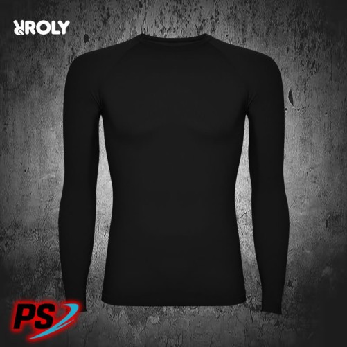 CAMISETA TÉRMICA ROLY PRIME NEGRA