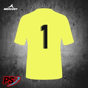 CAMISETA AMARILLO FLÚOR DE PORTERO 1ª JUEGO ENSANCHE CLUB TERUEL