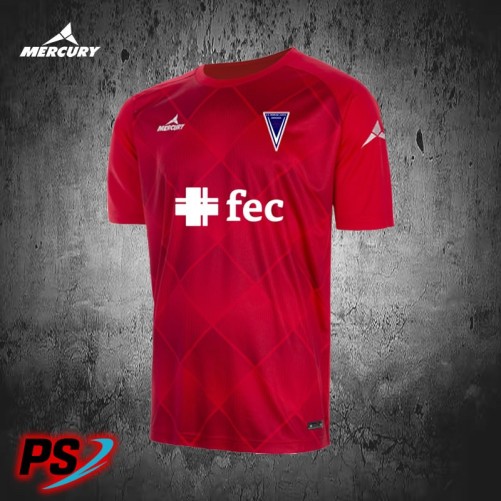 CAMISETA DE FÚTBOL DE JUEGO ROJA FEC ARAGÓN