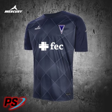 CAMISETA DE FÚTBOL DE JUEGO AZUL MARINO FEC ARAGÓN
