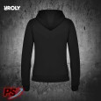 SUDADERA CON CAPUCHA DE MUJER ROLY VELETA NEGRO