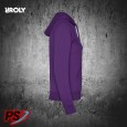 SUDADERA CON CAPUCHA DE MUJER ROLY VELETA PÚRPURA