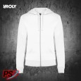 SUDADERA CON CAPUCHA DE MUJER ROLY VELETA BLANCO SUDADERA CON CAPUCHA DE MUJER ROLY VELETA BLANCO
