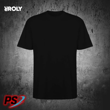 CAMISETA UNISEX OVERSIZE ROLY BULL NEGRO
