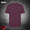 CAMISETA UNISEX OVERSIZE ROLY BULL ROJO CIRUELA