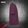 CAMISETA UNISEX OVERSIZE ROLY BULL ROJO CIRUELA