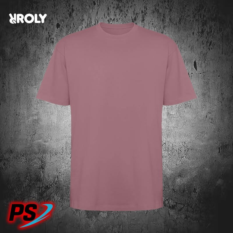 CAMISETA UNISEX OVERSIZE ROLY BULL ROJO PÁLIDO