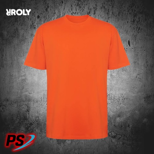 CAMISETA UNISEX OVERSIZE ROLY BULL NARANJA