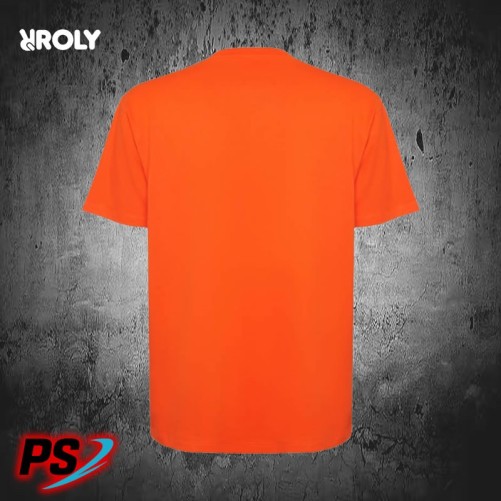 CAMISETA UNISEX OVERSIZE ROLY BULL NARANJA