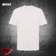 CAMISETA UNISEX OVERSIZE ROLY BULL BLANCO VINTAGE