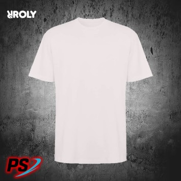 CAMISETA UNISEX OVERSIZE ROLY BULL BLANCO VINTAGE