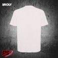 CAMISETA UNISEX OVERSIZE ROLY BULL BLANCO VINTAGE