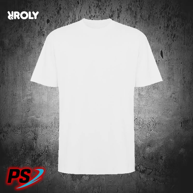 CAMISETA UNISEX OVERSIZE ROLY BULL BLANCO