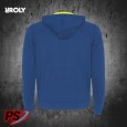 SUDADERA CON CAPUCHA ROLY FUJI AZUL ROYAL / AMARILLO FLÚOR
