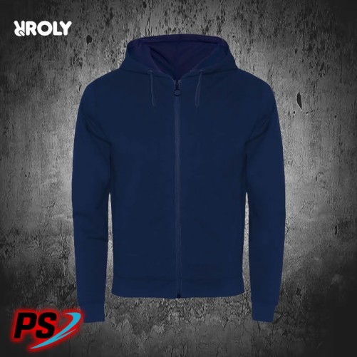 SUDADERA CON CAPUCHA ROLY FUJI AZUL MARINO