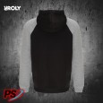 SUDADERA CON CAPUCHA ROLY BADET NEGRO / GRIS VIGORÉ SUDADERA CON CAPUCHA ROLY BADET NEGRO / GRIS VIGORÉ