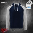 SUDADERA CON CAPUCHA ROLY BADET AZUL MARINO / GRIS VIGORÉ SUDADERA CON CAPUCHA ROLY BADET AZUL MARINO / GRIS VIGORÉ