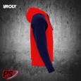 SUDADERA CON CAPUCHA ROLY BADET ROJO / AZUL MARINO SUDADERA CON CAPUCHA ROLY BADET ROJO / AZUL MARINO