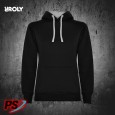 SUDADERA CON CAPUCHA ROLY URBAN WOMAN NEGRO / GRIS VIGORÉ