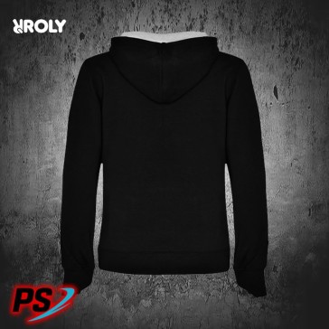 SUDADERA CON CAPUCHA ROLY URBAN WOMAN NEGRO / GRIS VIGORÉ