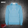 SUDADERA CON CAPUCHA ROLY URBAN WOMAN AZUL CELESTE / BLANCO