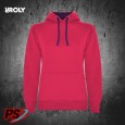 SUDADERA CON CAPUCHA ROLY URBAN WOMAN ROSETÓN / PÚRPURA