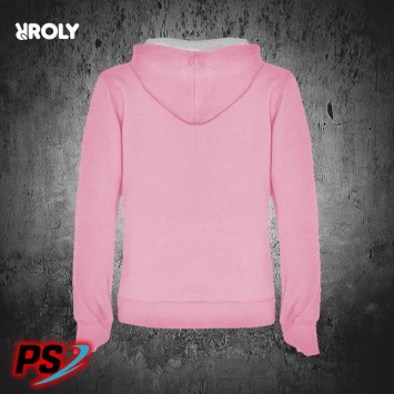 SUDADERA CON CAPUCHA ROLY URBAN WOMAN ROSA CLARO / GRIS VIGORÉ