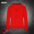 SUDADERA CON CAPUCHA ROLY URBAN WOMAN ROJO / NEGRO