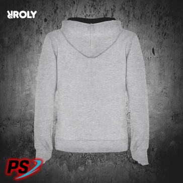 SUDADERA CON CAPUCHA ROLY URBAN WOMAN GRIS VIGORÉ / NEGRO