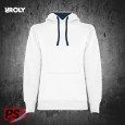 SUDADERA CON CAPUCHA ROLY URBAN WOMAN BLANCO / AZUL MARINO