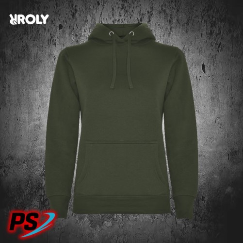 SUDADERA CON CAPUCHA ROLY URBAN WOMAN VERDE AVENTURA