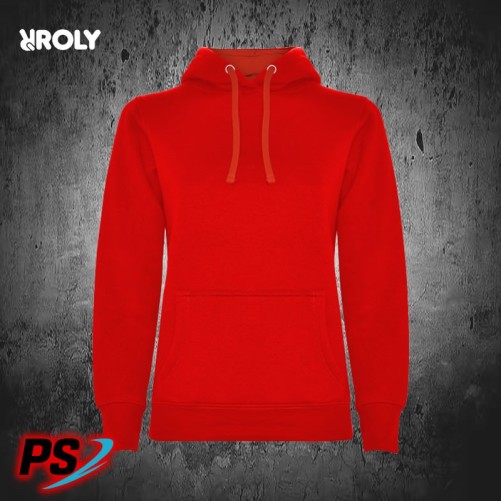 SUDADERA CON CAPUCHA ROLY URBAN WOMAN ROJO