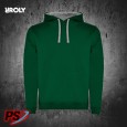 SUDADERA CON CAPUCHA ROLY URBAN VERDE BOTELLA / GRIS VIGORÉ