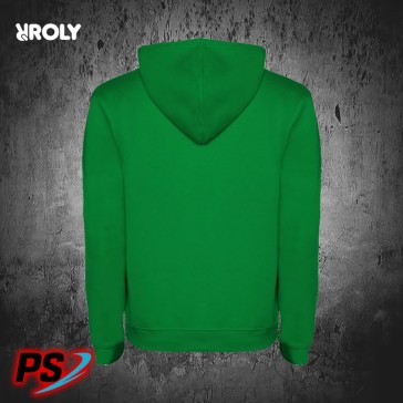 SUDADERA CON CAPUCHA ROLY URBAN VERDE KELLY / BLANCO
