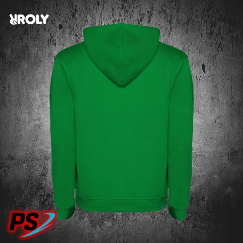 SUDADERA CON CAPUCHA ROLY URBAN VERDE KELLY / BLANCO