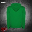 SUDADERA CON CAPUCHA ROLY URBAN VERDE KELLY / BLANCO