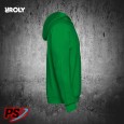 SUDADERA CON CAPUCHA ROLY URBAN VERDE KELLY / BLANCO
