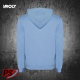 SUDADERA CON CAPUCHA ROLY URBAN AZUL CELESTE / BLANCO