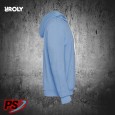 SUDADERA CON CAPUCHA ROLY URBAN AZUL CELESTE / BLANCO