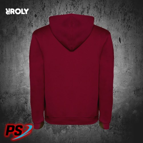 SUDADERA CON CAPUCHA ROLY URBAN GRANATE / GRIS VIGORÉ