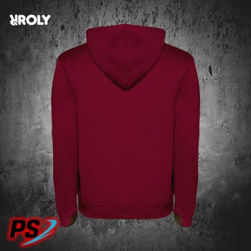 SUDADERA CON CAPUCHA ROLY URBAN GRANATE / GRIS VIGORÉ