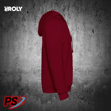 SUDADERA CON CAPUCHA ROLY URBAN GRANATE / GRIS VIGORÉ