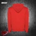 SUDADERA CON CAPUCHA ROLY URBAN ROJO/ NEGRO